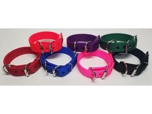 1 1/2" 3-Ply Nylon Heavy Duty Dog Collar for Pit Bulls & Large Breeds